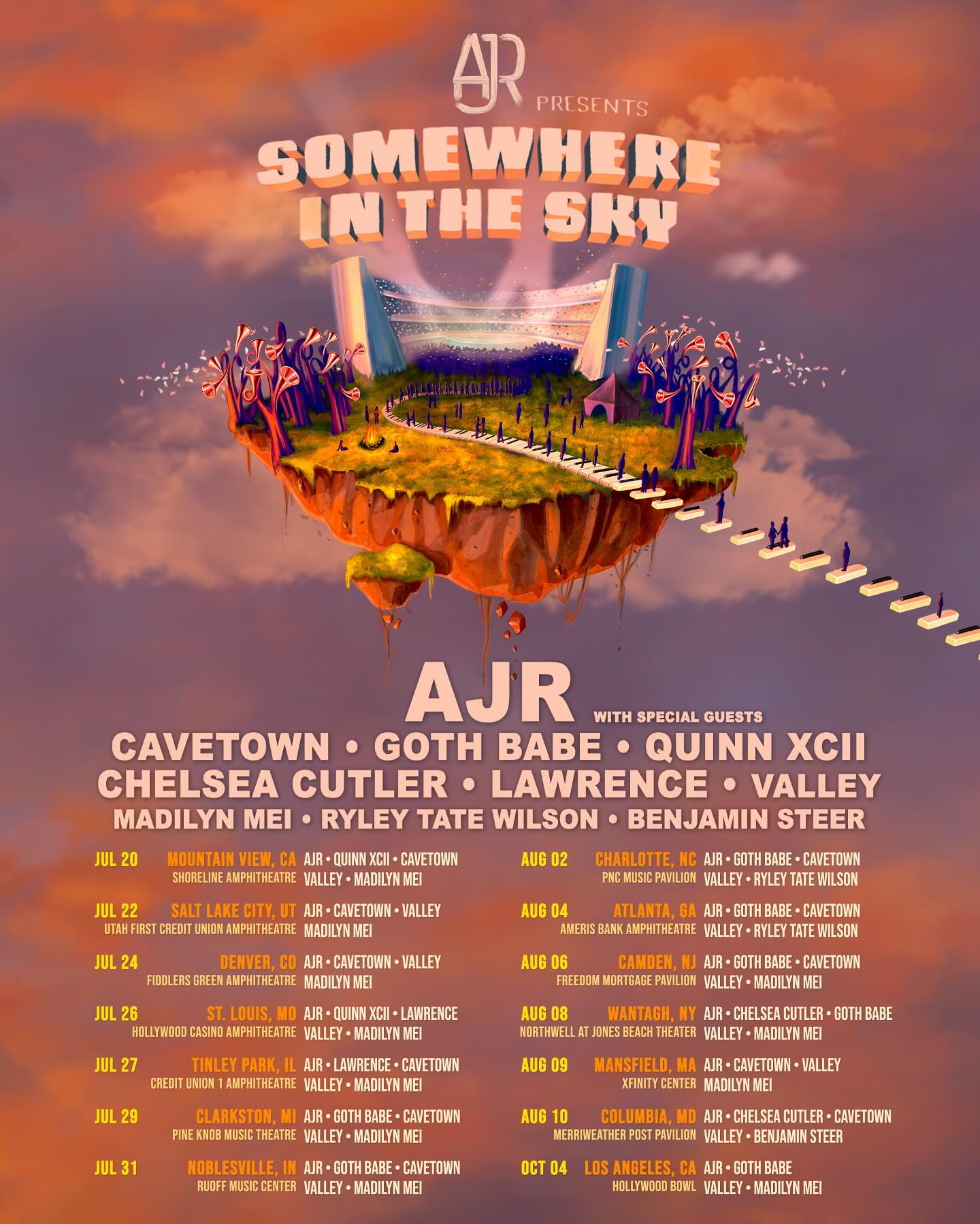 AJR Tour Poster 2025